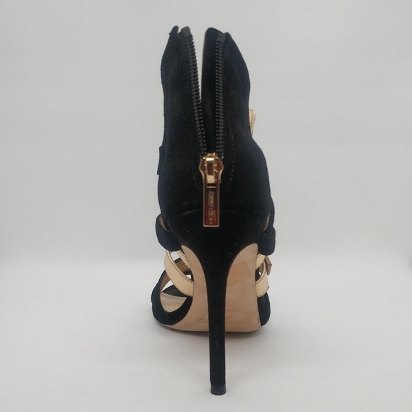 Jimmy Choo Bronx Sandal Suede & Metallic Leather - Picture 14 of 16